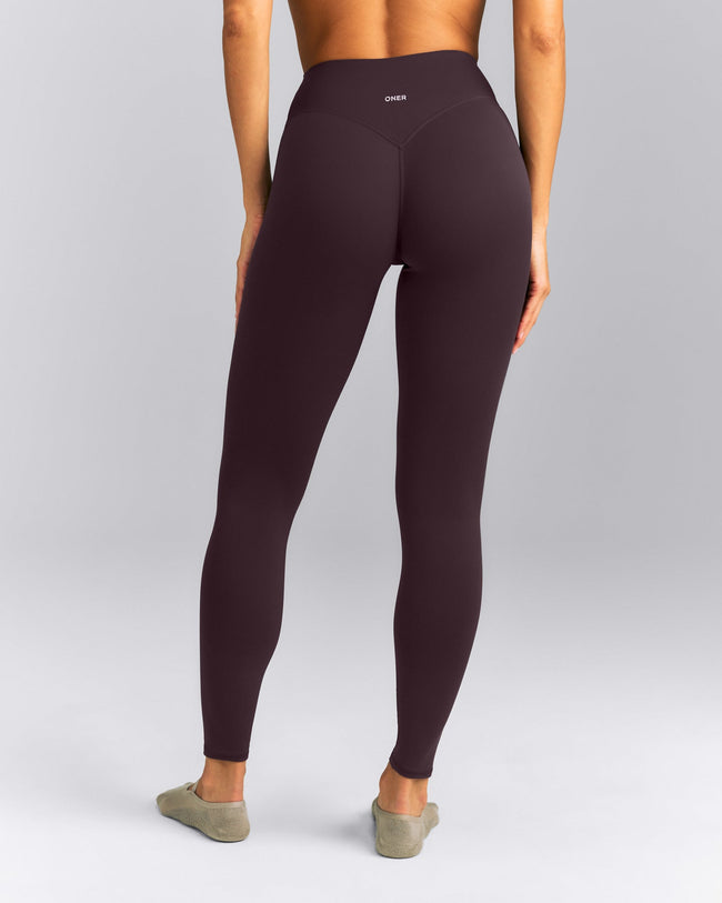 SoftMotion™ High Waisted Leggings New Branding | Dark Umber Brown