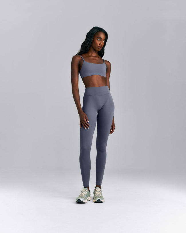 SoftMotion™ High Waisted Leggings | Granite Blue