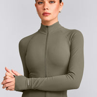 SoftMotion™ Jacket with Grey Logo | Alpine Green