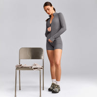 SoftMotion™ Jacket with Grey Logo | Ash Grey
