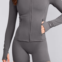 SoftMotion™ Jacket with Grey Logo | Ash Grey