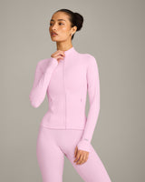 SoftMotion™ Jacket with Grey Logo | Chalk Pink