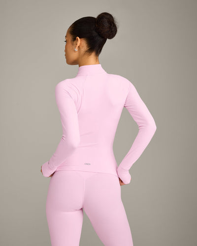 SoftMotion™ Jacket with Grey Logo | Chalk Pink