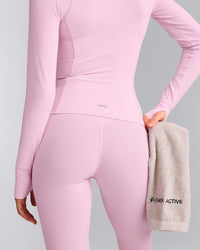 SoftMotion™ Jacket with Grey Logo | Chalk Pink