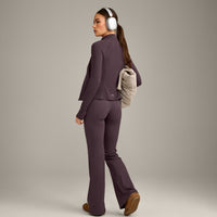 SoftMotion™ Jacket with Grey Logo | Dark Umber Brown