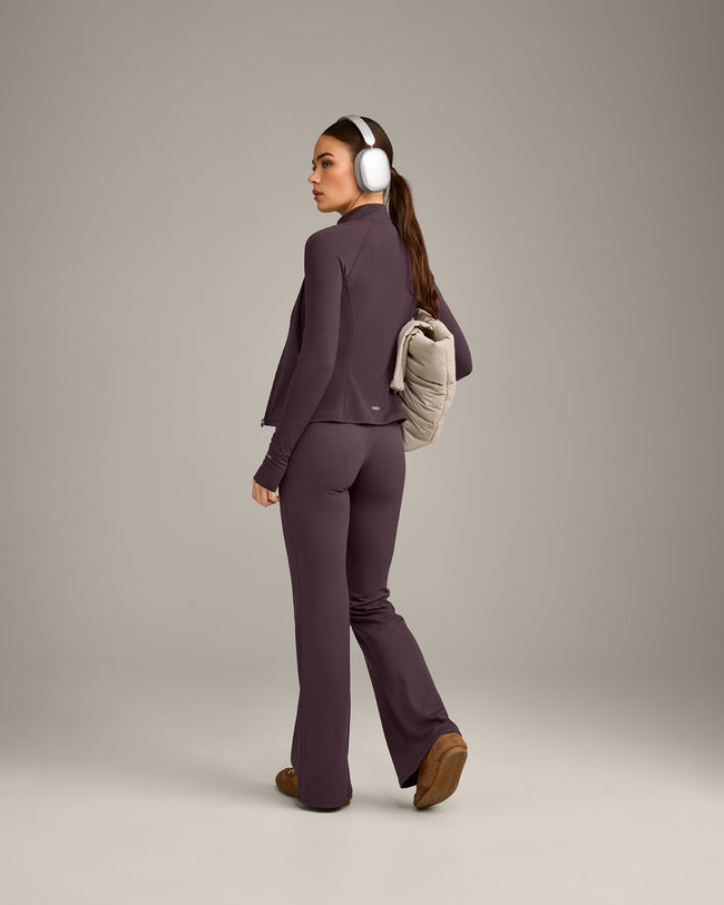 SoftMotion™ Jacket with Grey Logo | Dark Umber Brown