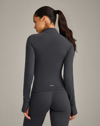 SoftMotion™ Jacket with Grey Logo | Coal