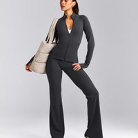 SoftMotion™ Jacket with Grey Logo | Coal