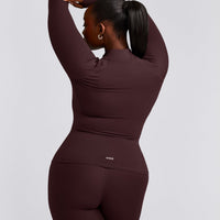 SoftMotion™ Jacket with Grey Logo | Plum Brown