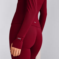 SoftMotion™ Jacket with Gray Logo | Ruby Red