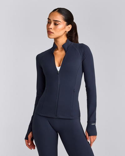 SoftMotion™ Jacket with Grey Logo | True Blue