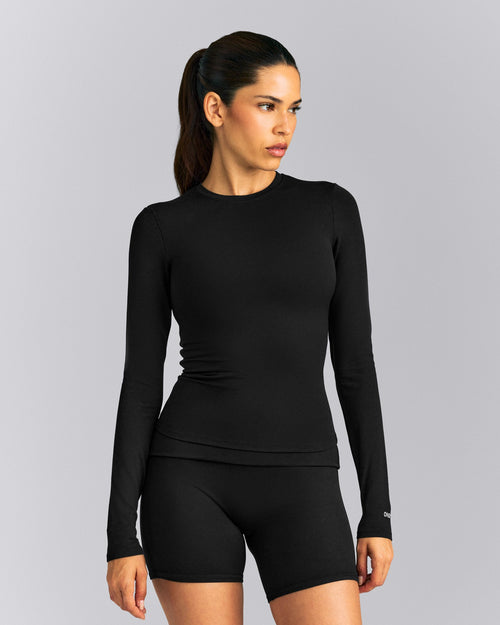 SoftMotion™ Long Sleeve Top | Black