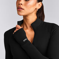 SoftMotion™ Mid Jacket with Grey Logo | Black