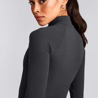 SoftMotion™ Mid Jacket with Grey Logo | Coal