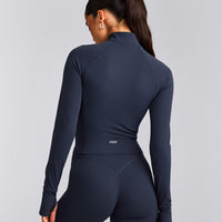 SoftMotion™ Mid Jacket with Grey Logo | True Blue