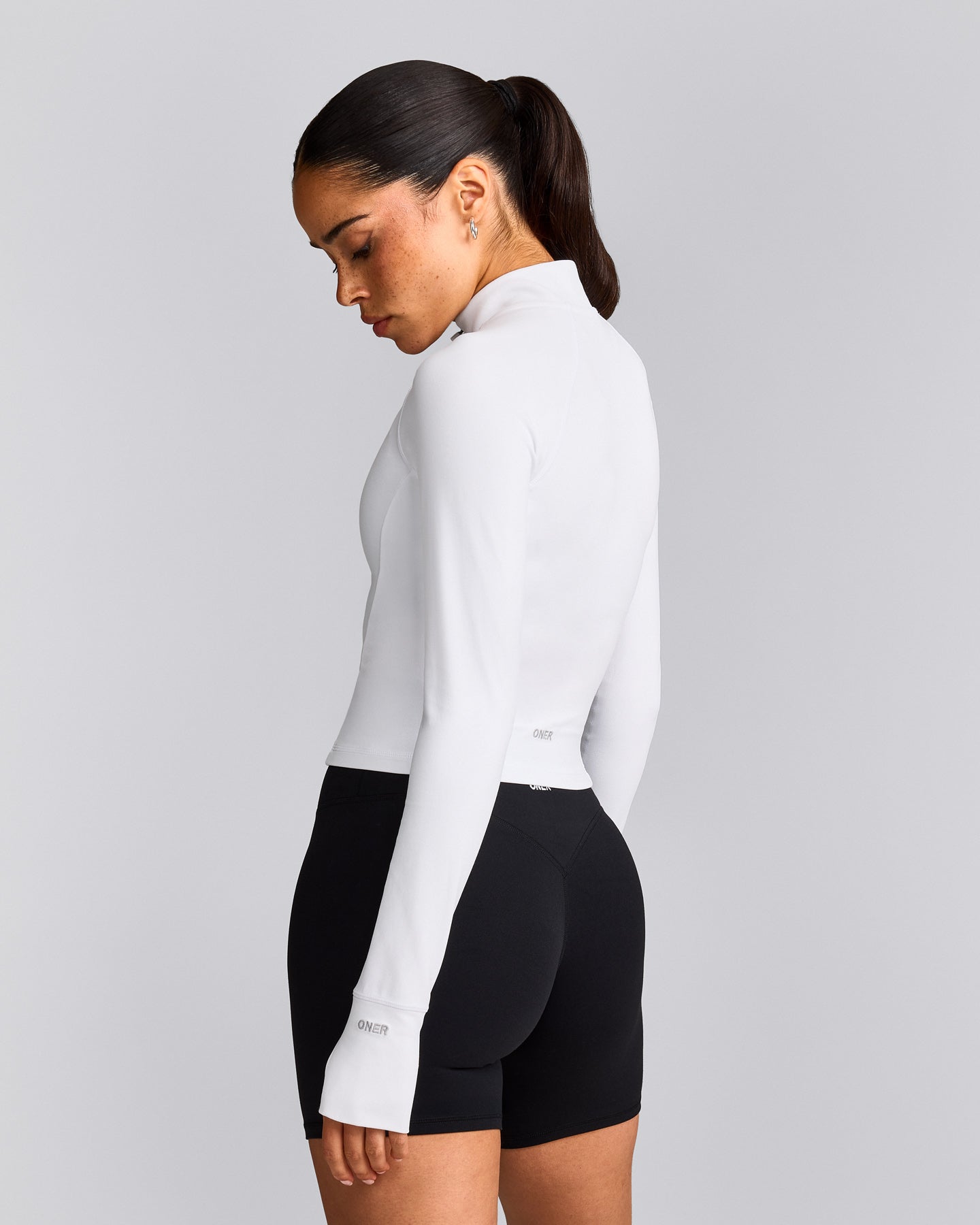 SoftMotion™ Mid Jacket with Grey Logo | White