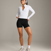 SoftMotion™ Mid Jacket with Grey Logo | White