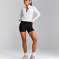 SoftMotion™ Mid Jacket with Grey Logo | White