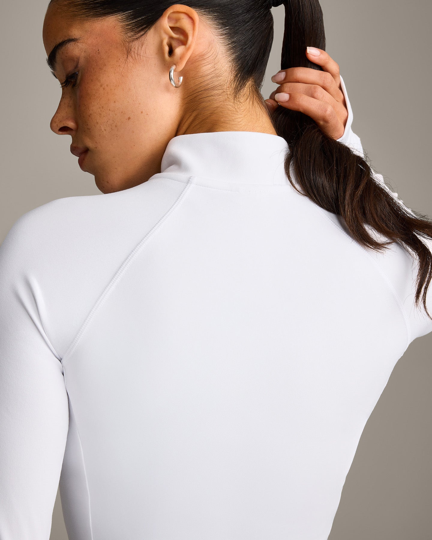 SoftMotion™ Mid Jacket with Grey Logo | White