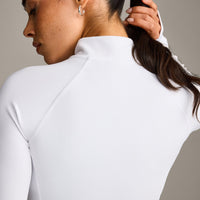 SoftMotion™ Mid Jacket with Grey Logo | White