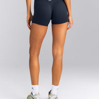 SoftMotion™ Mid Rise Micro Shorts 4" New Branding | True Blue