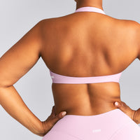 SoftMotion™ Minimal Halter Neck Bralette | Chalk Pink