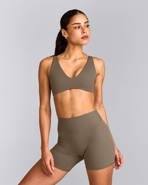 SoftMotion™ Scoop Back Bralette | Moss Brown