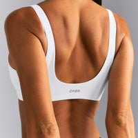 SoftMotion™ Scoop Back Bralette New Branding | White