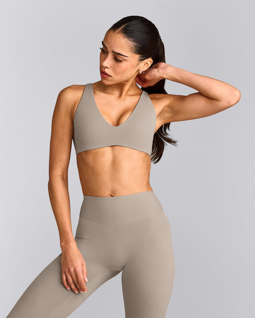 SoftMotion™ Scoop Back Bralette | Warm Sand