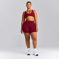 SoftMotion™ Scoop Back Bralette | Ruby Red