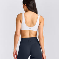 SoftMotion™ Scoop Back Bralette | White
