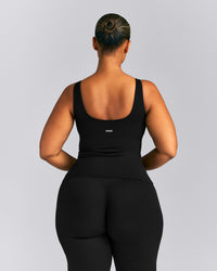 SoftMotion™ Scoop Neck Tank Top | Black