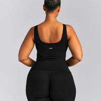SoftMotion™ Scoop Neck Tank Top | Black