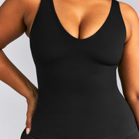 SoftMotion™ Scoop Neck Tank Top | Black
