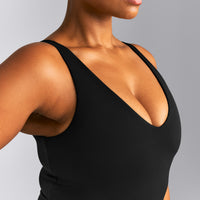 SoftMotion™ Scoop Neck Tank Top | Black