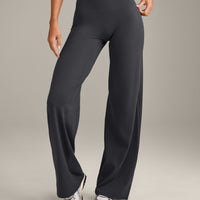 SoftMotion™ Straight Leg Bottoms with Grey Logo | Coal