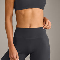 SoftMotion™ Straight Leg Bottoms with Grey Logo | Coal