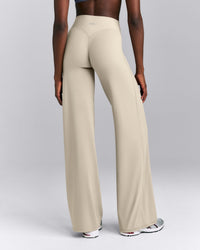 SoftMotion™ Straight Leg Pants | Oatmeal