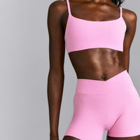 SoftMotion™ Wrap Shorts 6" | Rose Pink