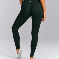 SoftMotion™ Wrap Leggings | Emerald Noir