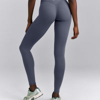 SoftMotion™ Wrap Leggings | Granite Blue