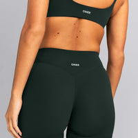 SoftMotion™ Wrap Shorts 6" | Emerald Noir