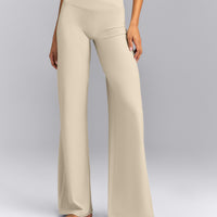 SoftMotion™ Wrap Straight Leg Pants | Oatmeal