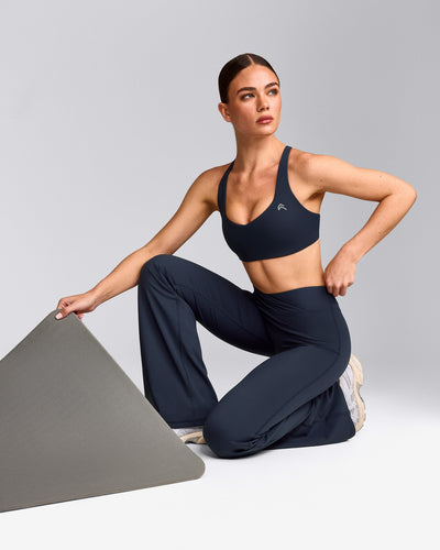 UnifiedMove™ Wrap Flared Bottoms with Reflective Logo | True Blue
