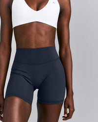 UnifiedMove™ High Waist Shorts 6" | True Blue