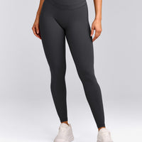 UnifiedMove™ High Waisted Leggings with Reflective Logo | Coal