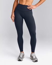 UnifiedMove™ High Waisted Leggings with Reflective Logo | True Blue