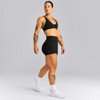 UnifiedMove™ High Waist Shorts 6" New Branding | Black