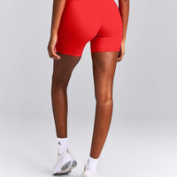 UnifiedMove™ High Waist Shorts 6" New Branding | Muscle Mommy Red