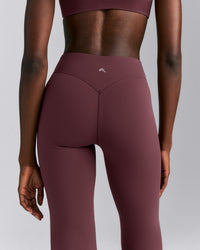 UnifiedMove™ V Front Mid Rise Flared Pants | Velvet Mocha